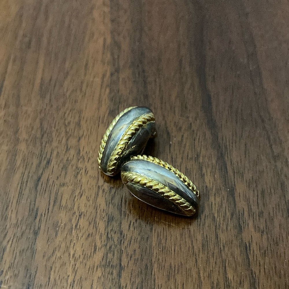 Sterling Silver clasp earrings